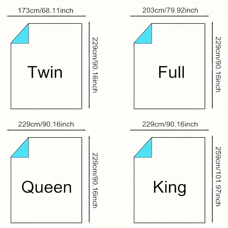 Couette Réversible à Carreaux - Confort Optimal pour Toutes les Saisons