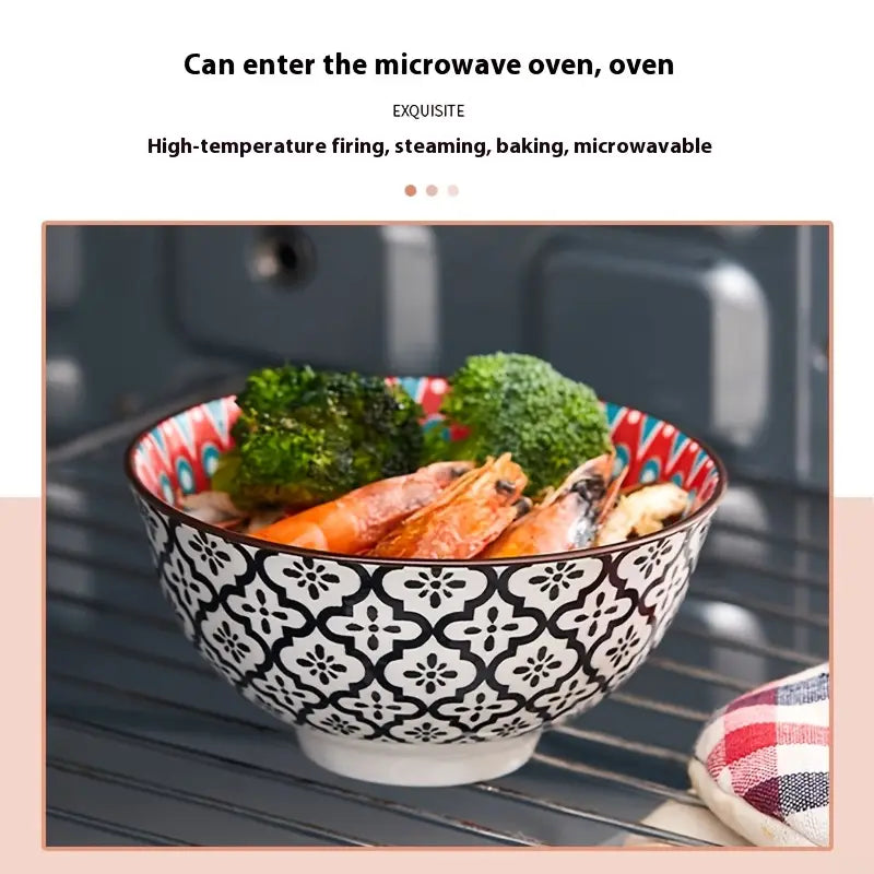 Lot de 6 Bols Bohèmes en Céramique – Design Élégant & Multifonctionnel