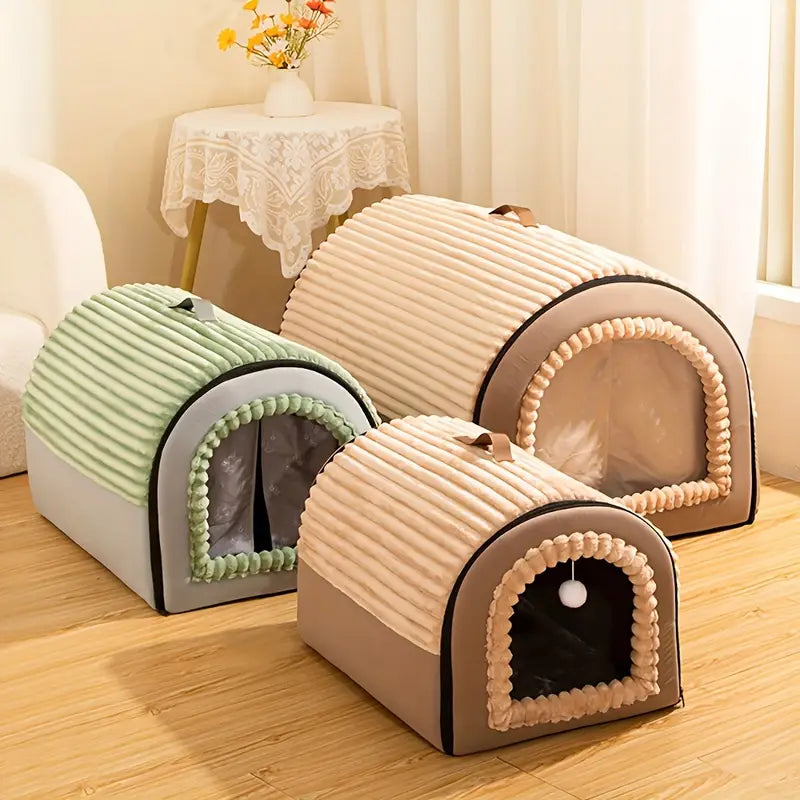 Maison pour Animaux Style Cabane Sécurisée