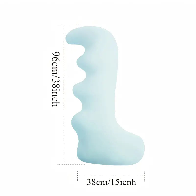Coussin de Soie Glacée Ergonomique