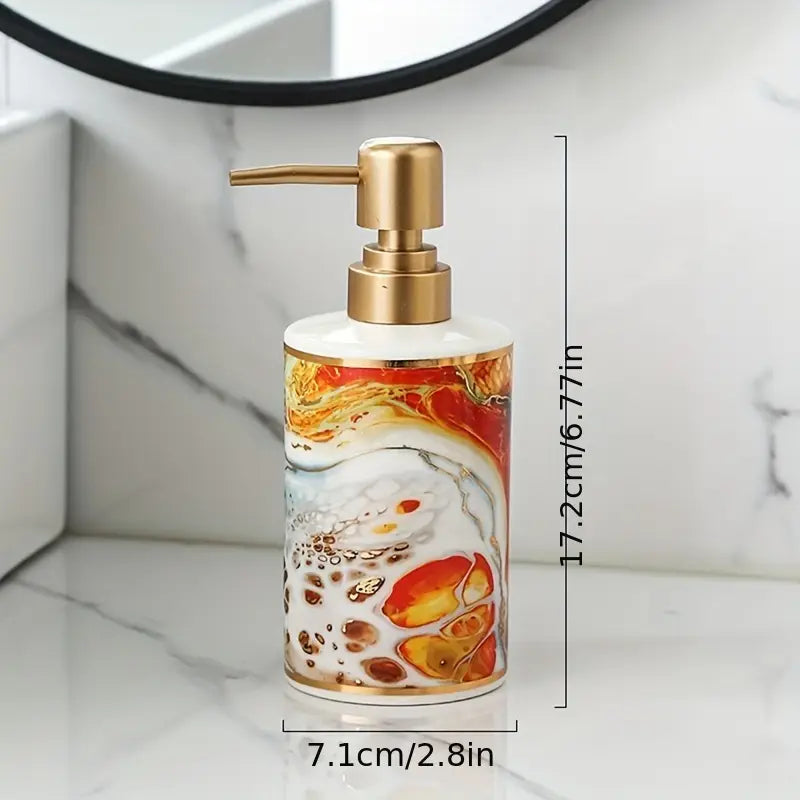 Distributeur de Savon Liquide en Céramique de Luxe