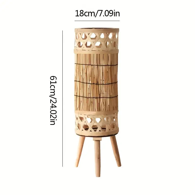 Lanterne Vintage sur Pied – Éclairage d’Ambiance Sans Électricité