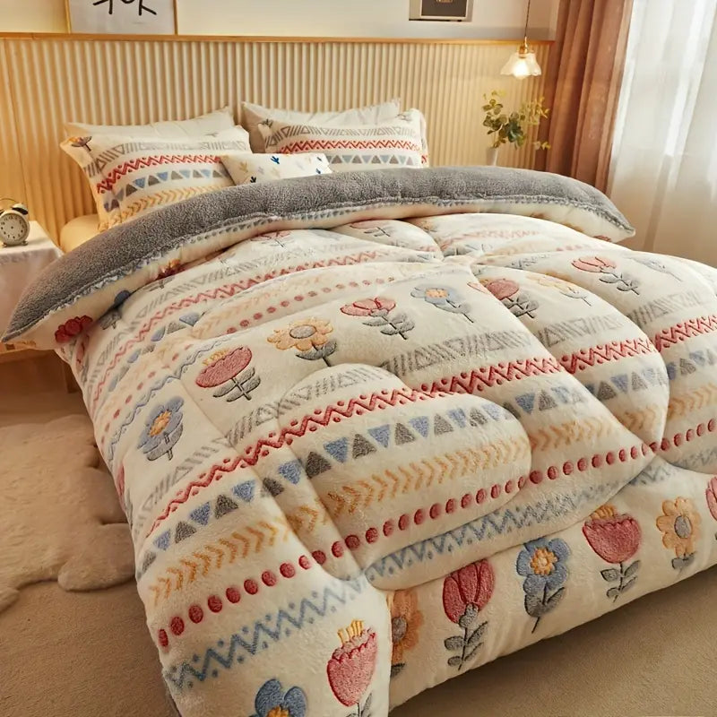 Couette hiver épaisse bohème – vue 5