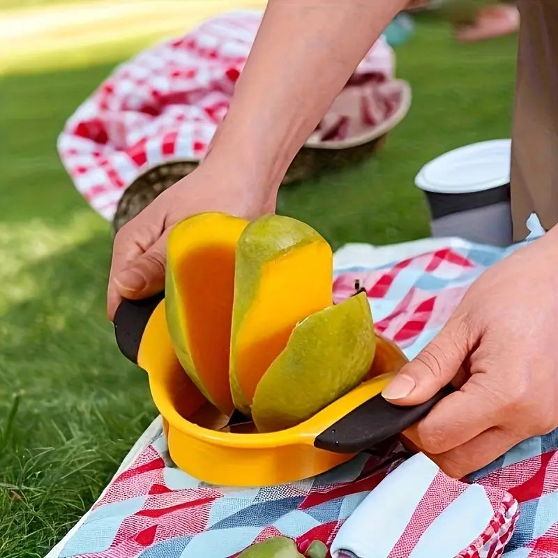 Couteau à Mangue en Acier Inoxydable 304 – Coupeur, Séparateur & Dénoyauteur