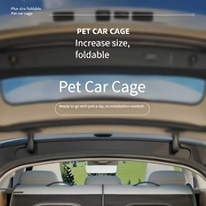 Cage de Transport 2-en-1 Pliable pour Chien – Tissu Oxford Résistant & Fenêtres en Maille