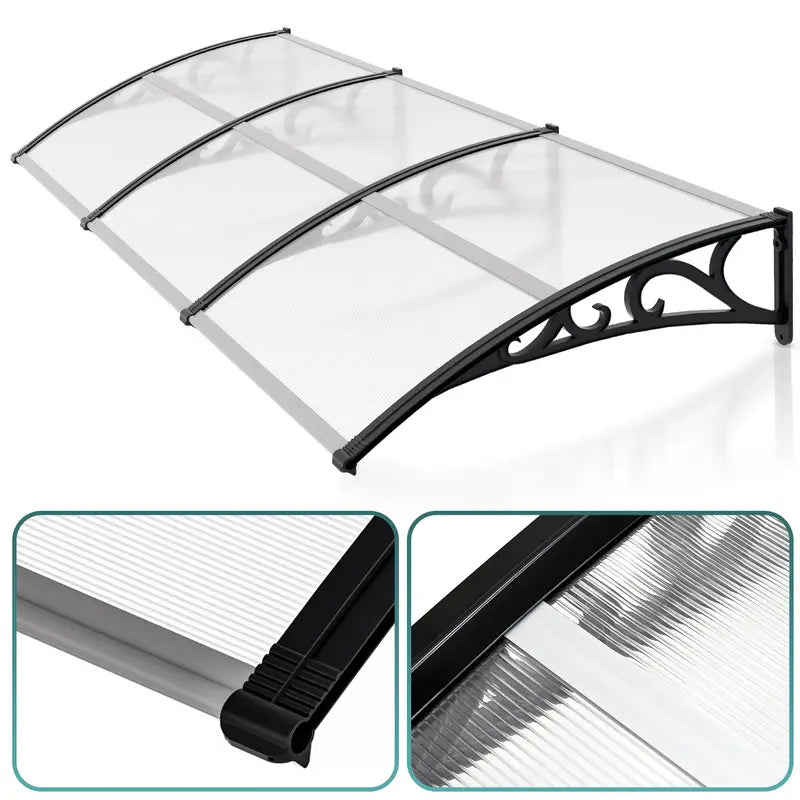 Auvent Transparent – Protection Solaire et Anti-Pluie pour Terrasse