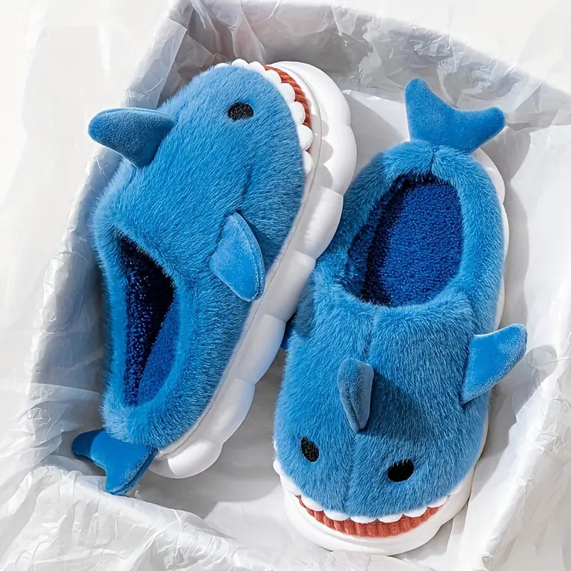 Chaussures Chaudes Requin Style Dessin Animé – Intérieur & Extérieur