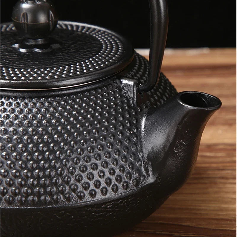 Japanische Teekanne aus Gusseisen – traditioneller chinesischer Wasserkessel