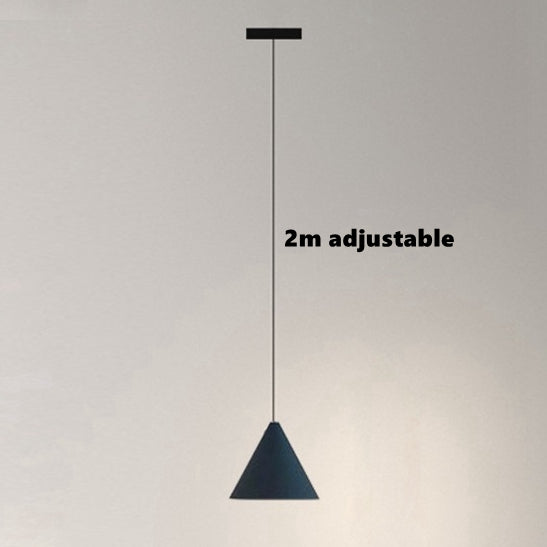 Lampe Géométrique en Métal Noir – Éclairage LED Décoratif