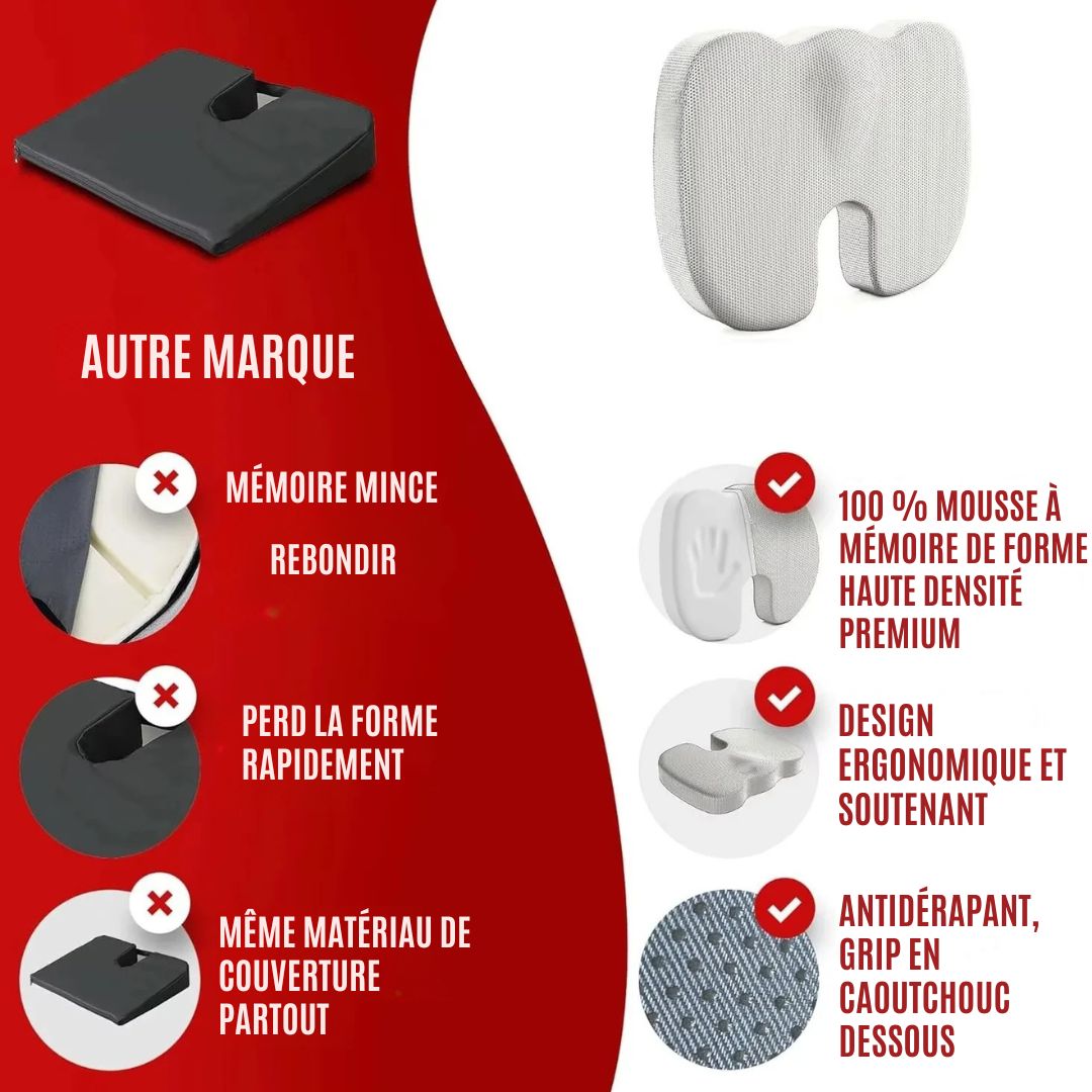 Coussin Ergonomique Mémoire de Forme – Élégance & Confort Absolu