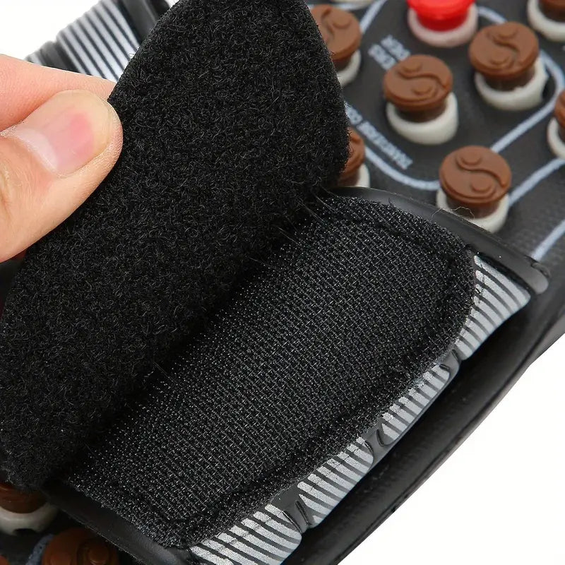 Chaussons Massants Ergonomiques – Nœuds d'Acupression & Semelles Texturées