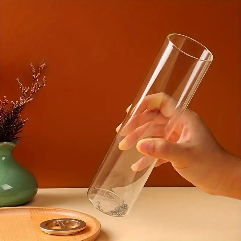 Support de Bâtonnet d’Encens Moderne avec Collecteur de Cendres Amovible en Verre