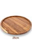 Round Acacia Wood Serving Tray