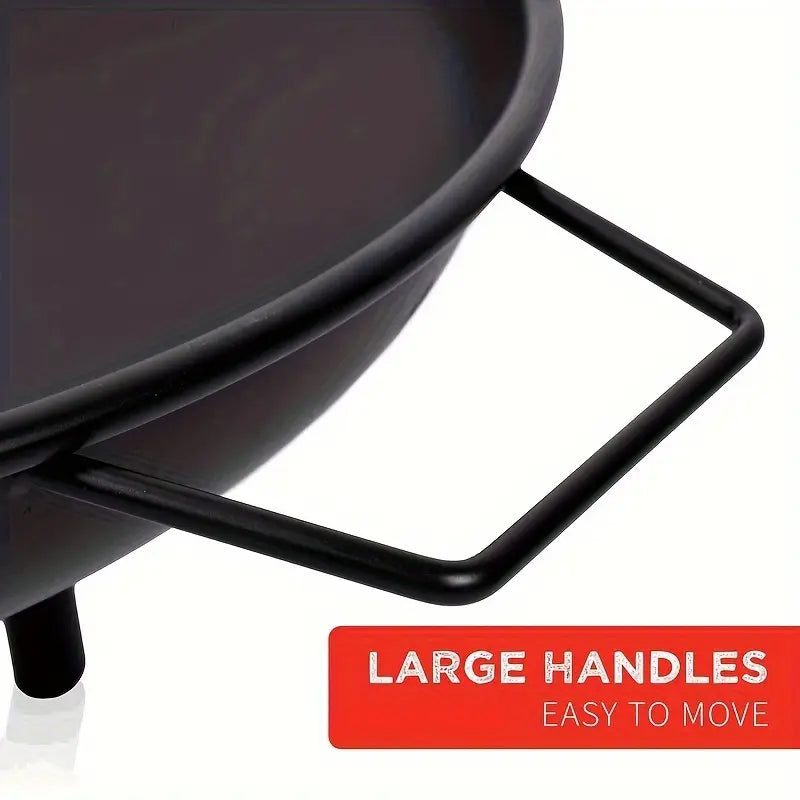 Bol de Feu en Fonte – Chaleur Authentique pour Moments d’Exception