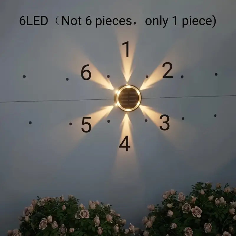 Lot de Lampes Solaires à LED – Éclairage Extérieur Puissant et Écoénergétique