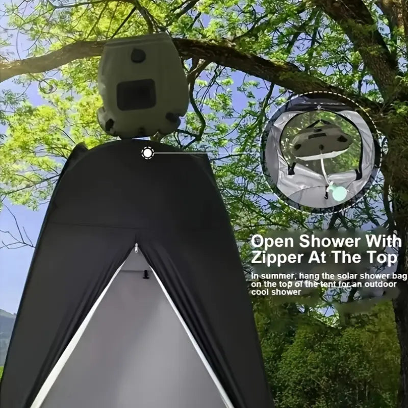 Kit de Tente de Douche Portable 2 Pièces avec Sac d'Eau – Idéal Camping, Randonnée, Plage