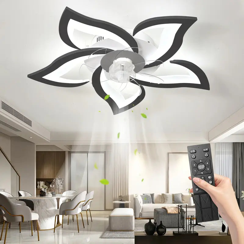Ventilateur de Plafond Silencieux à LED 69 cm – avec Télécommande