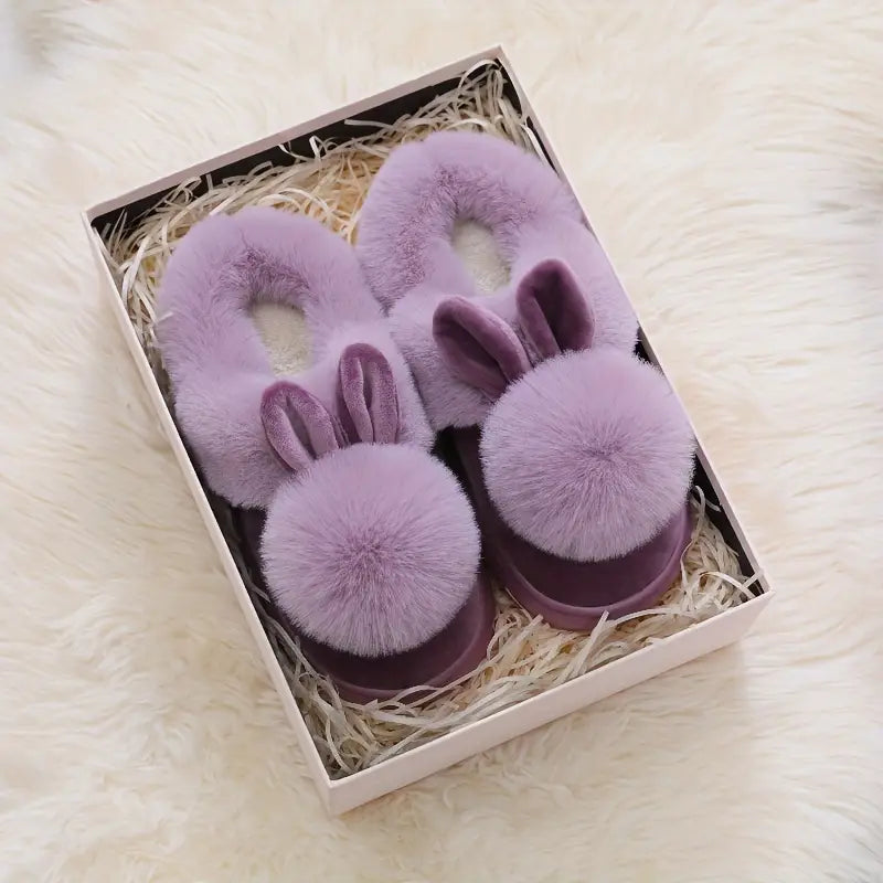 Chaussettes-Chaussures Chaudes à Boule Unique – Unisexe, Semelle Épaisse
