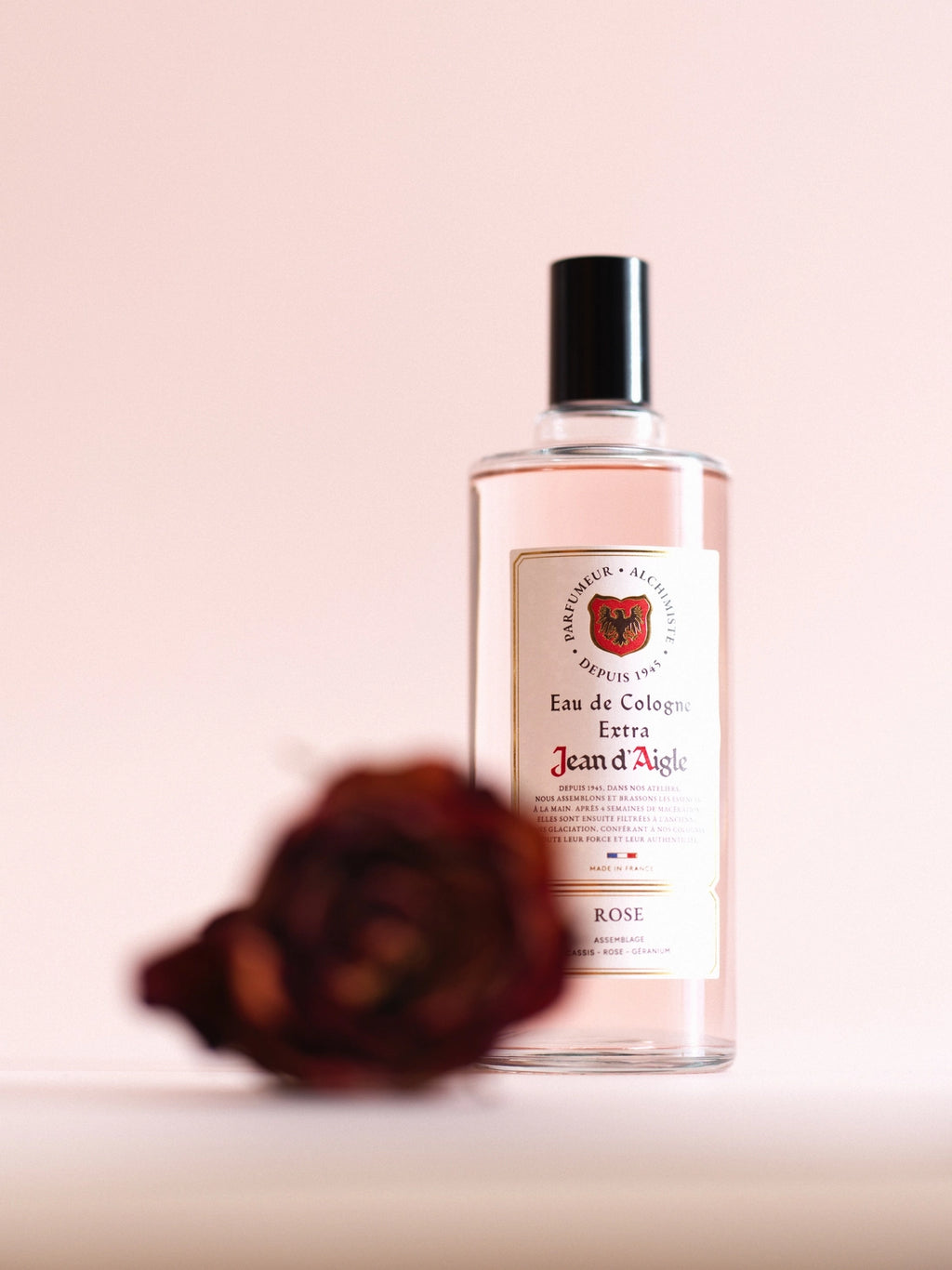 Eau de cologne ROSE – L’Intemporelle Élégance d’un Jardin Fleuri - Jean d'Aigle