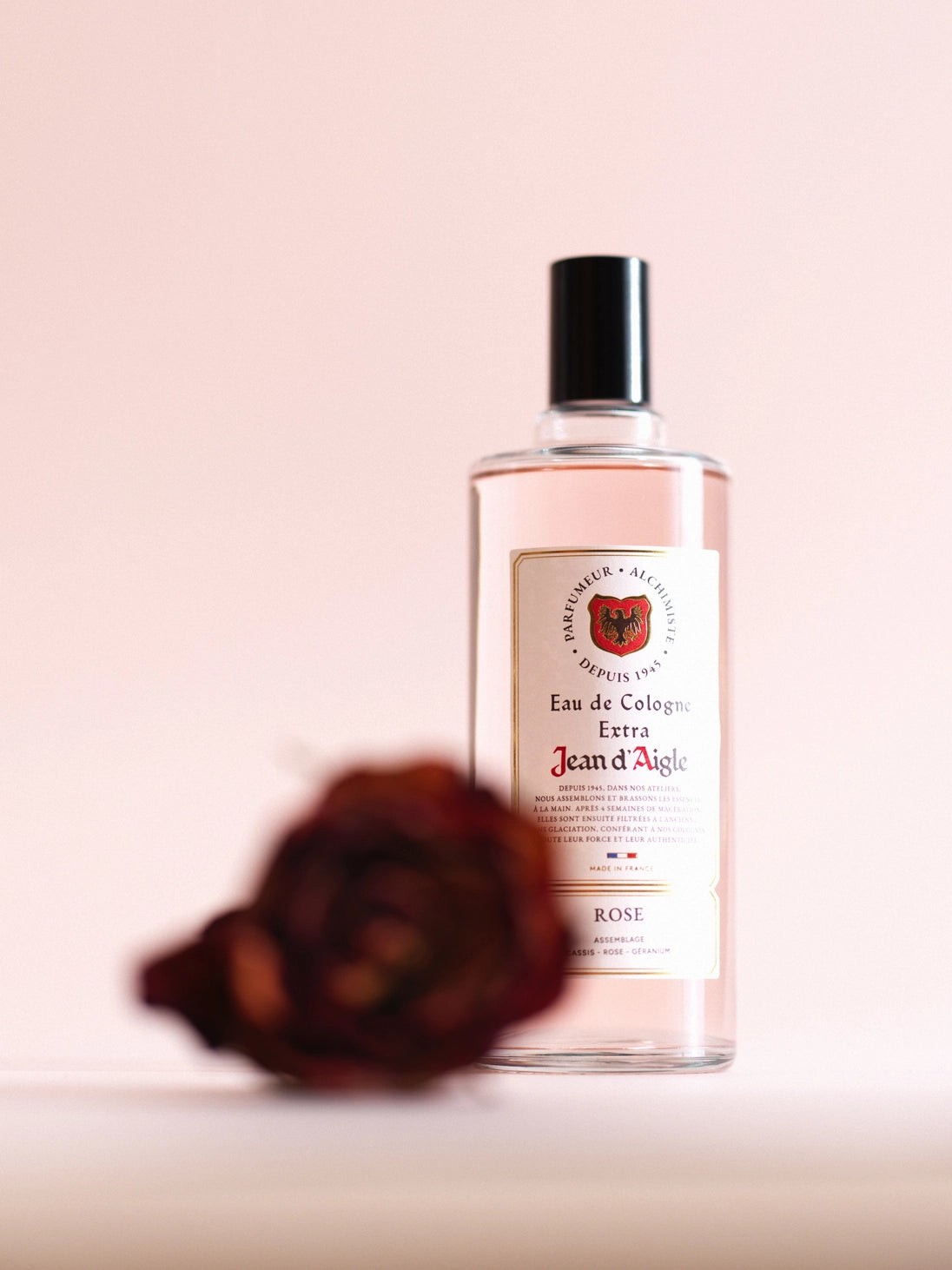 Eau de cologne ROSE – L’Intemporelle Élégance d’un Jardin Fleuri - Jean d'Aigle
