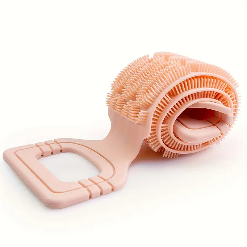 Silikon-Peeling-Handtuch – Dusch-Peeling-Zubehör mit Griffen