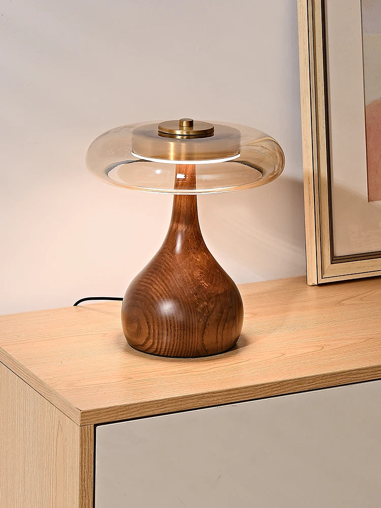 Lampe LED en Verre au Design Nordique Rétro