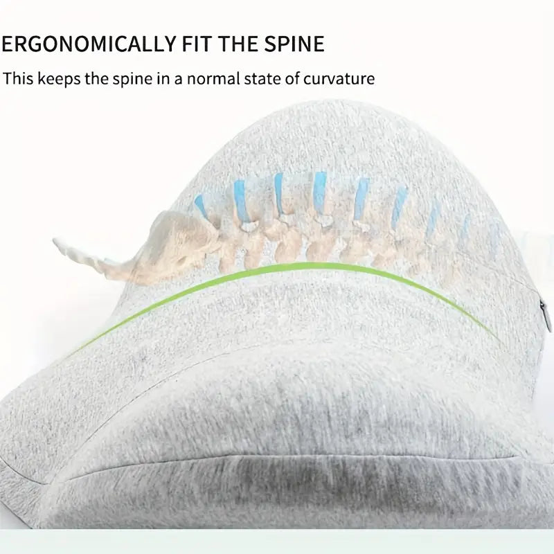 Coussin Lombaire Orthopédique en Mousse à Mémoire – Soutien Ergonomique