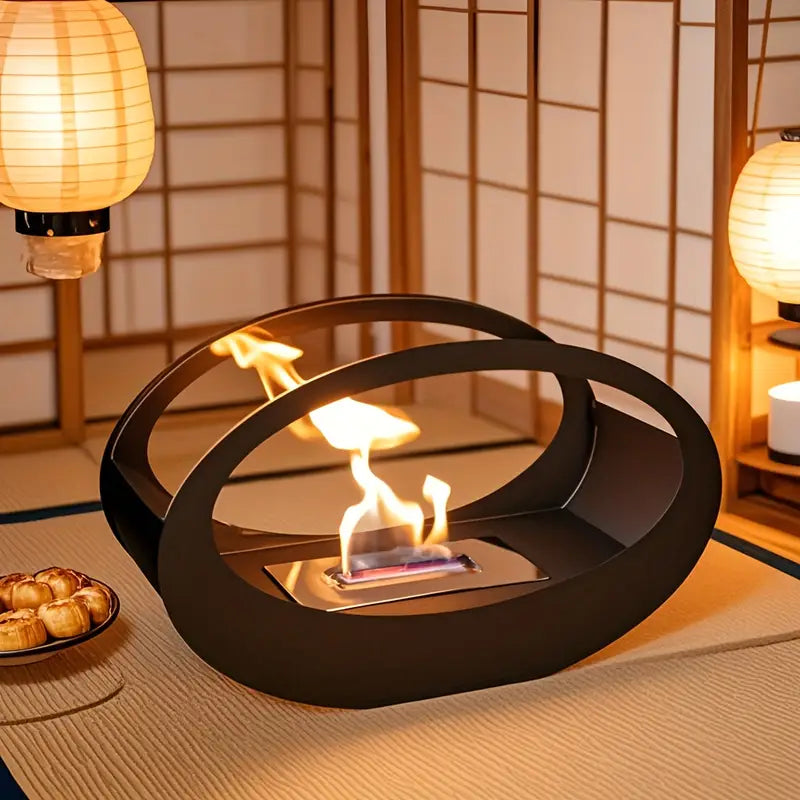 Chemineau de Bureau Style Rétro – Élégance Vintage et Ambiance Chaleureuse