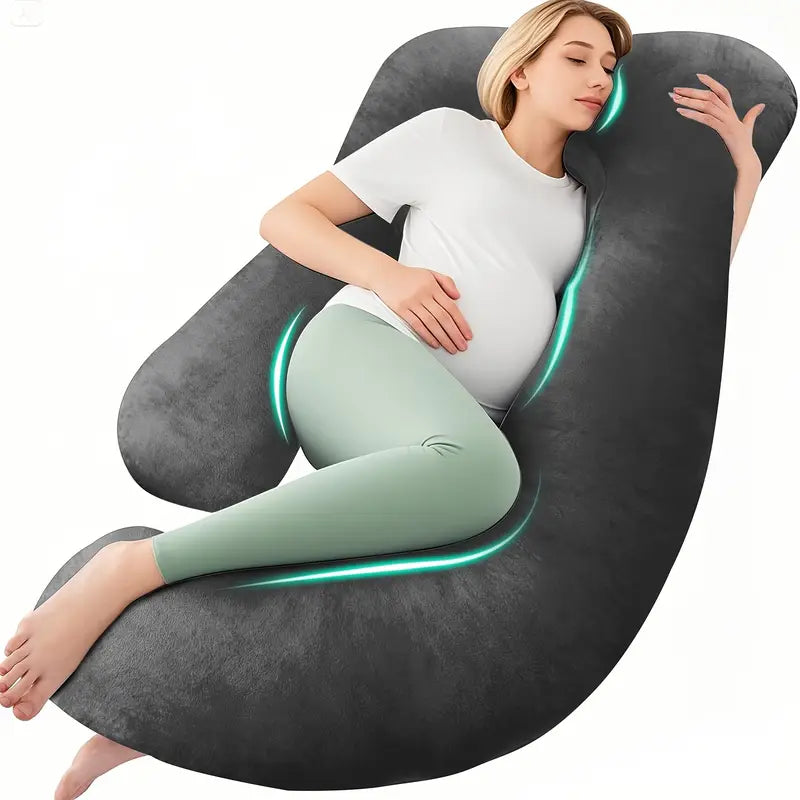 Oreiller de grossesse 150 cm avec housse amovible