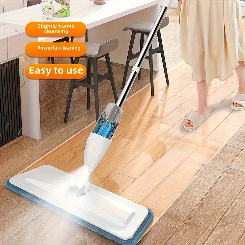 Serpillière à Pulvérisation – Balai Plat Microfibre avec Bouteille Réutilisable