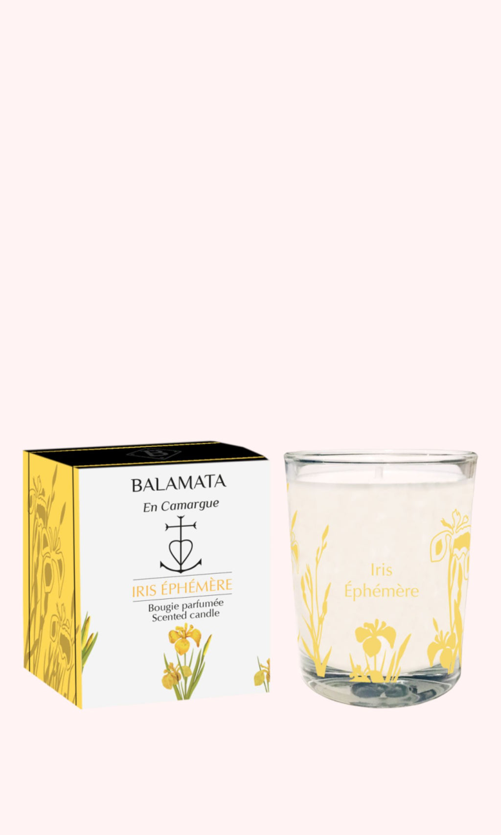 Vergängliche Iris-Duftkerze 80 g – Balamata