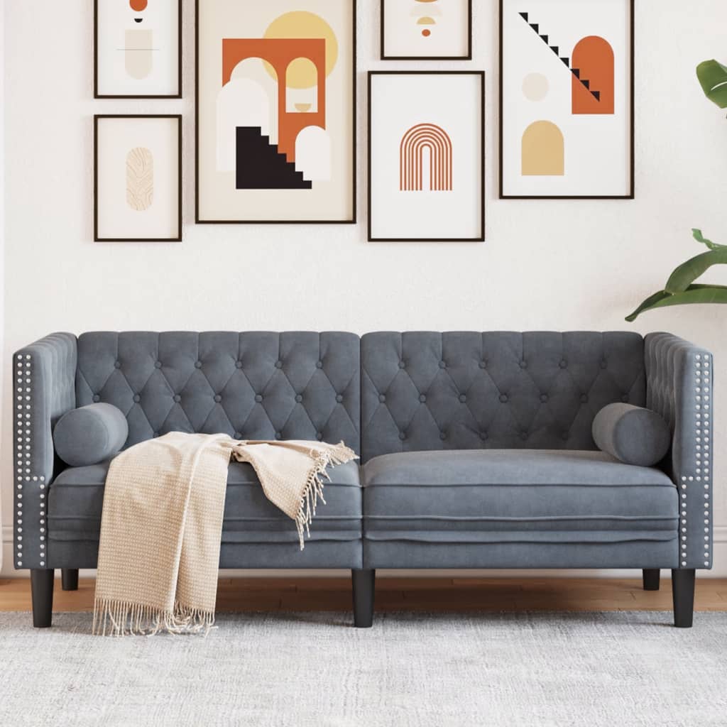 Canapé Chesterfield avec Traversins – Disponible en 1, 2 ou 3 Places