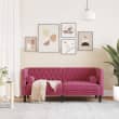 Canapé Chesterfield avec Traversins – Disponible en 1, 2 ou 3 Places