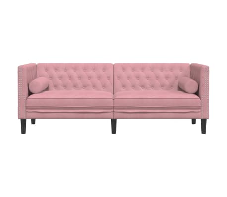 Canapé Chesterfield avec Traversins – Disponible en 1, 2 ou 3 Places