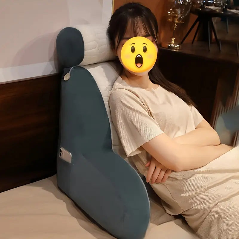 Vielseitiges Kissen – Lordosenstütze und Komfort für Bett, Sofa und Sessel