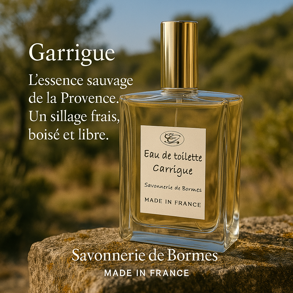Eau de toilette - Garrigue - 100 ml - Savonnerie de Bormes