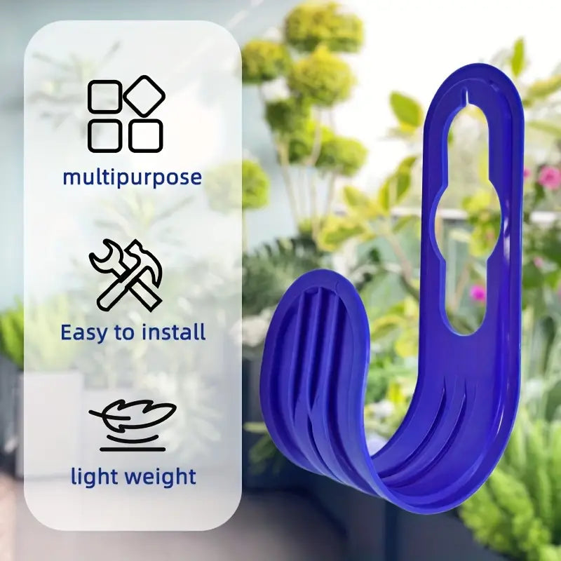 Lot de 3 Crochets Muraux pour Tuyau d’Arrosage – Support Résistant pour l’Extérieur
