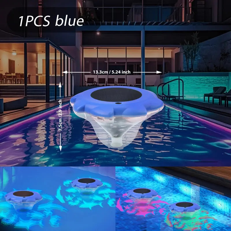 Lampe de Piscine Flottante Solaire LED – Éclairage Multicolore Étanche
