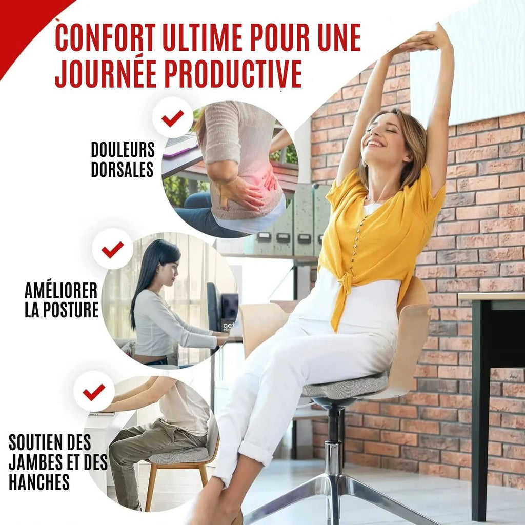 Coussin Ergonomique Mémoire de Forme – Élégance & Confort Absolu