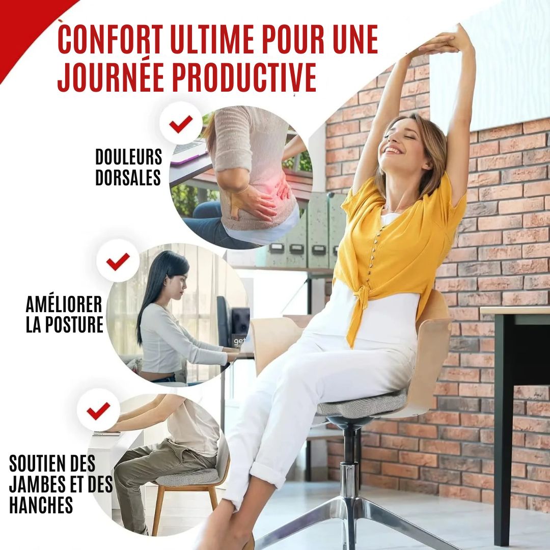 Coussin Ergonomique Mémoire de Forme – Élégance & Confort Absolu