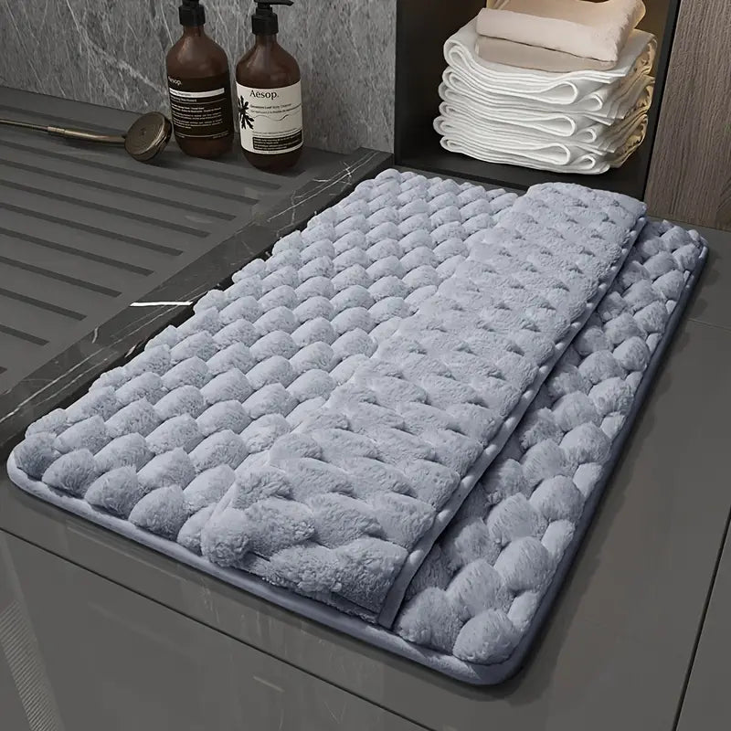 Tapis de Bain SoftCloud – Mousse à Mémoire de Forme Ultra-Douce