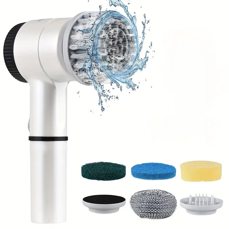 Brosse de Nettoyage Électrique Rotative Sans Fil – Rechargeable USB