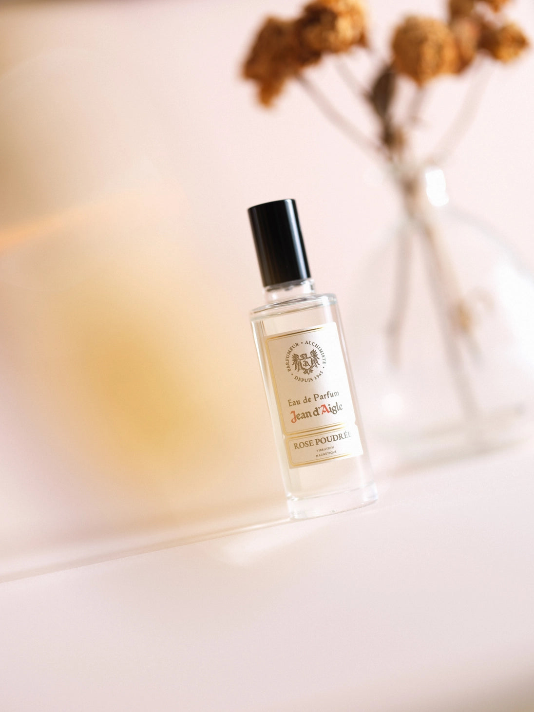 Eau de cologne ROSE POUDRÉE – L’Élégance d’une Rose Moderne - Jean d'Aigle