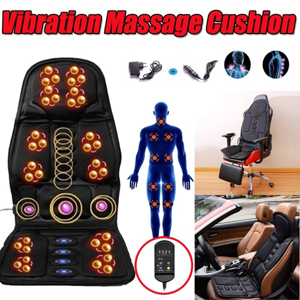 Electric Heated Massage Cushion for Car, Home and Office – Absolute Relaxation and Comfort