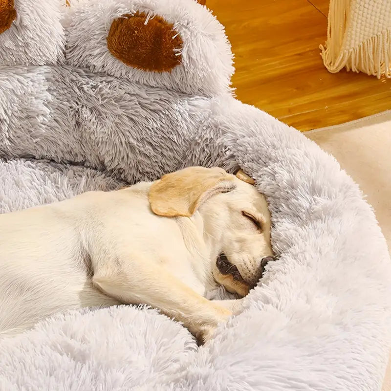 Lit pour Chien et Chat en Peluche Ultra Douce