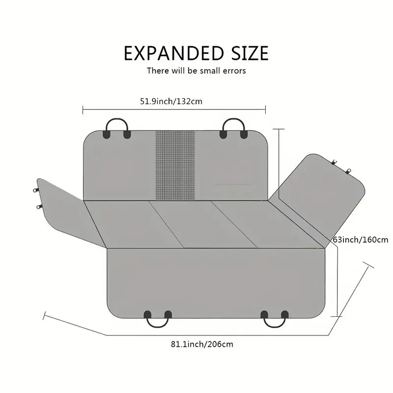 Tapis de Voiture pour Animaux de Compagnie – Modèle Porteur Hamac