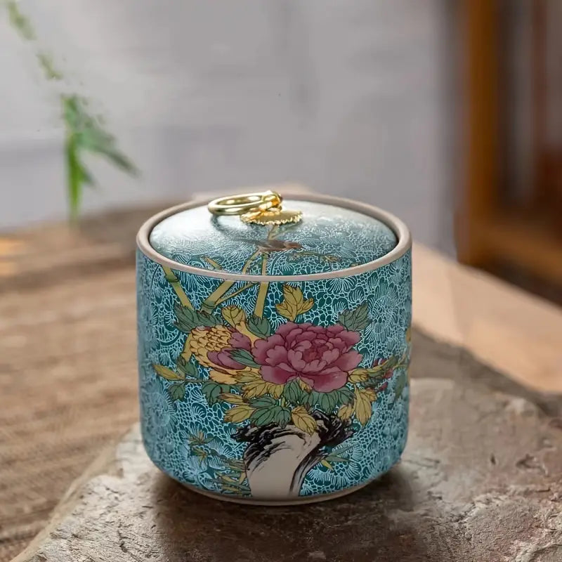 Teedose aus Porzellan - Limitierte Auflage