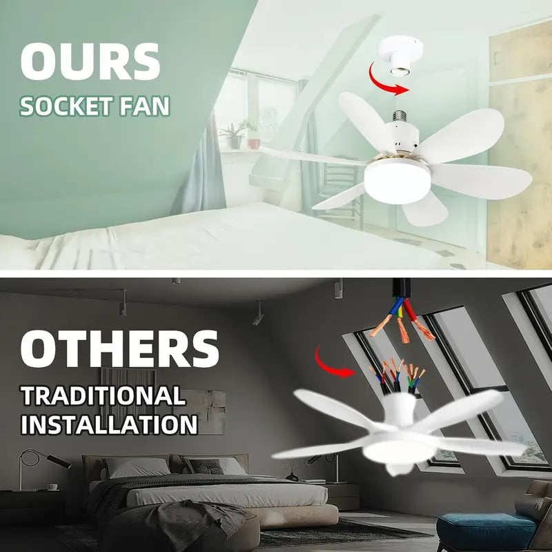 Ventilateur de Plafond Intelligent LED FIBRAVE