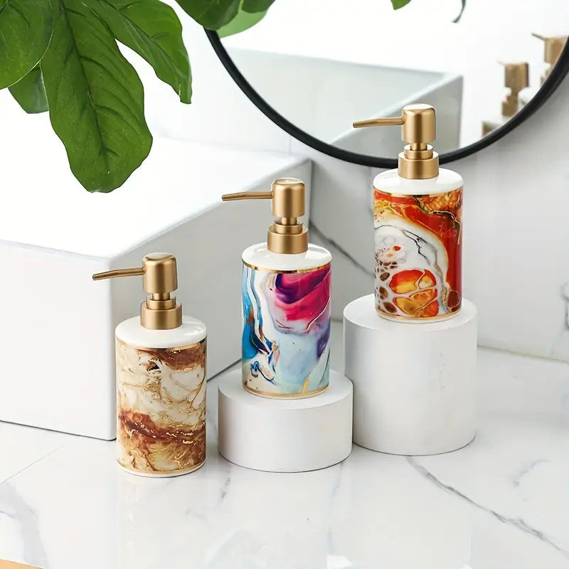 Distributeur de Savon Liquide en Céramique – 6 styles