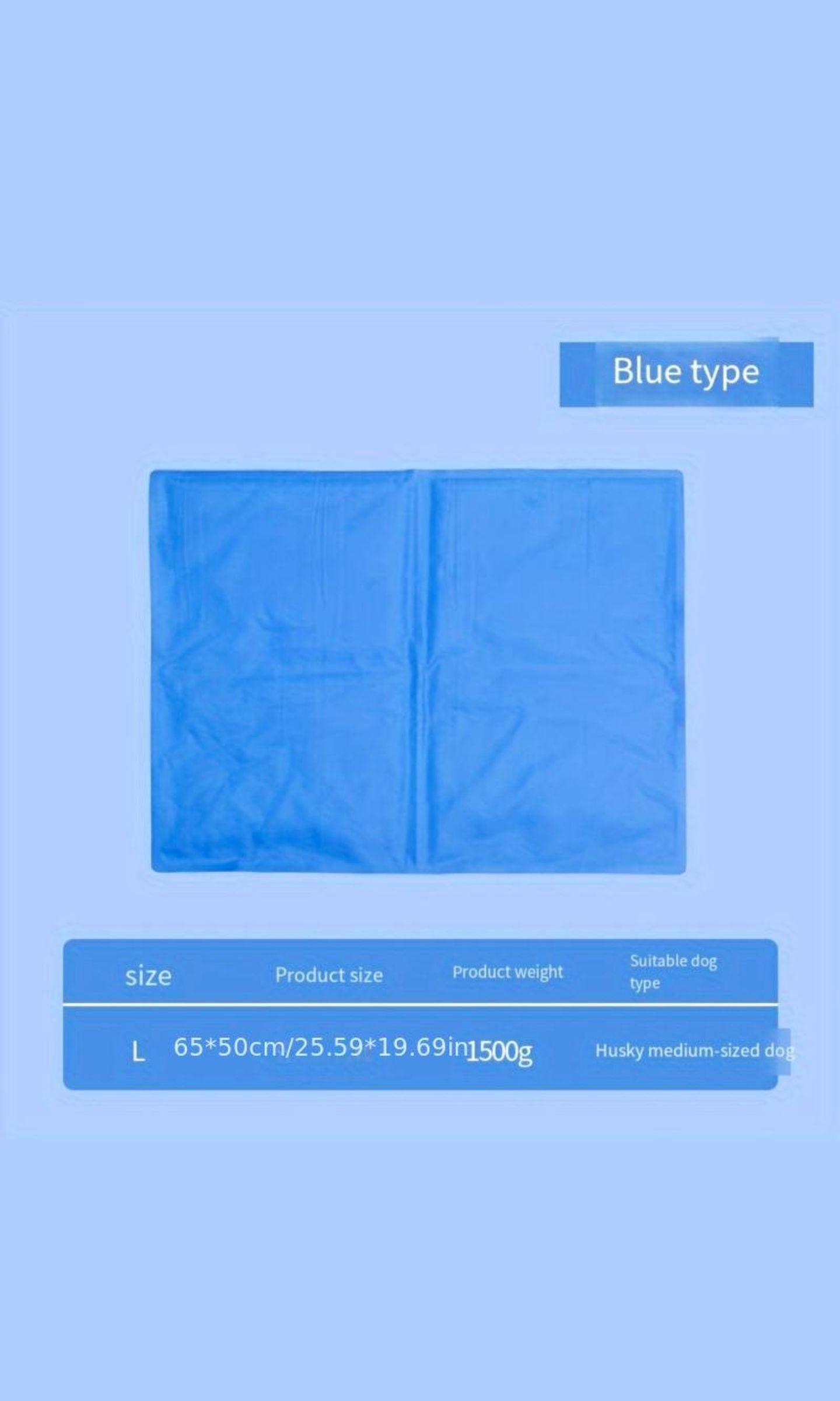 Tapis de Refroidissement pour Chien